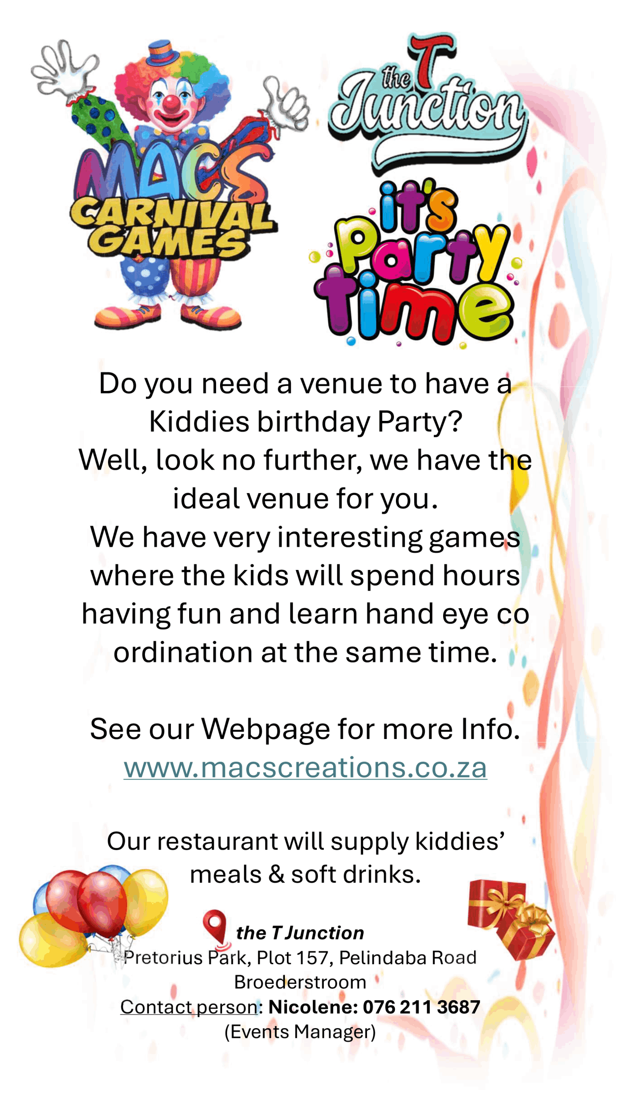 Kiddies Birthday Party